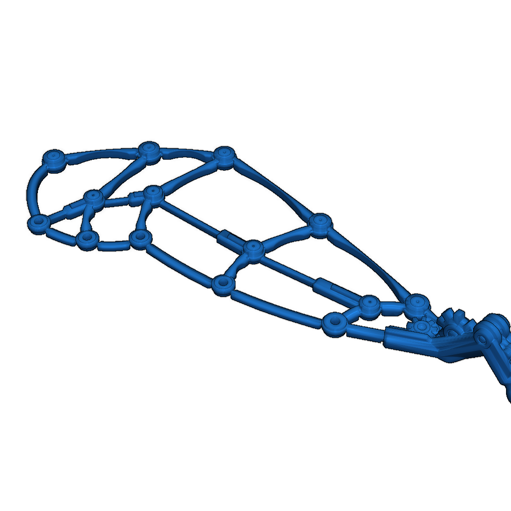 Степанковая оса с подвижными суставами