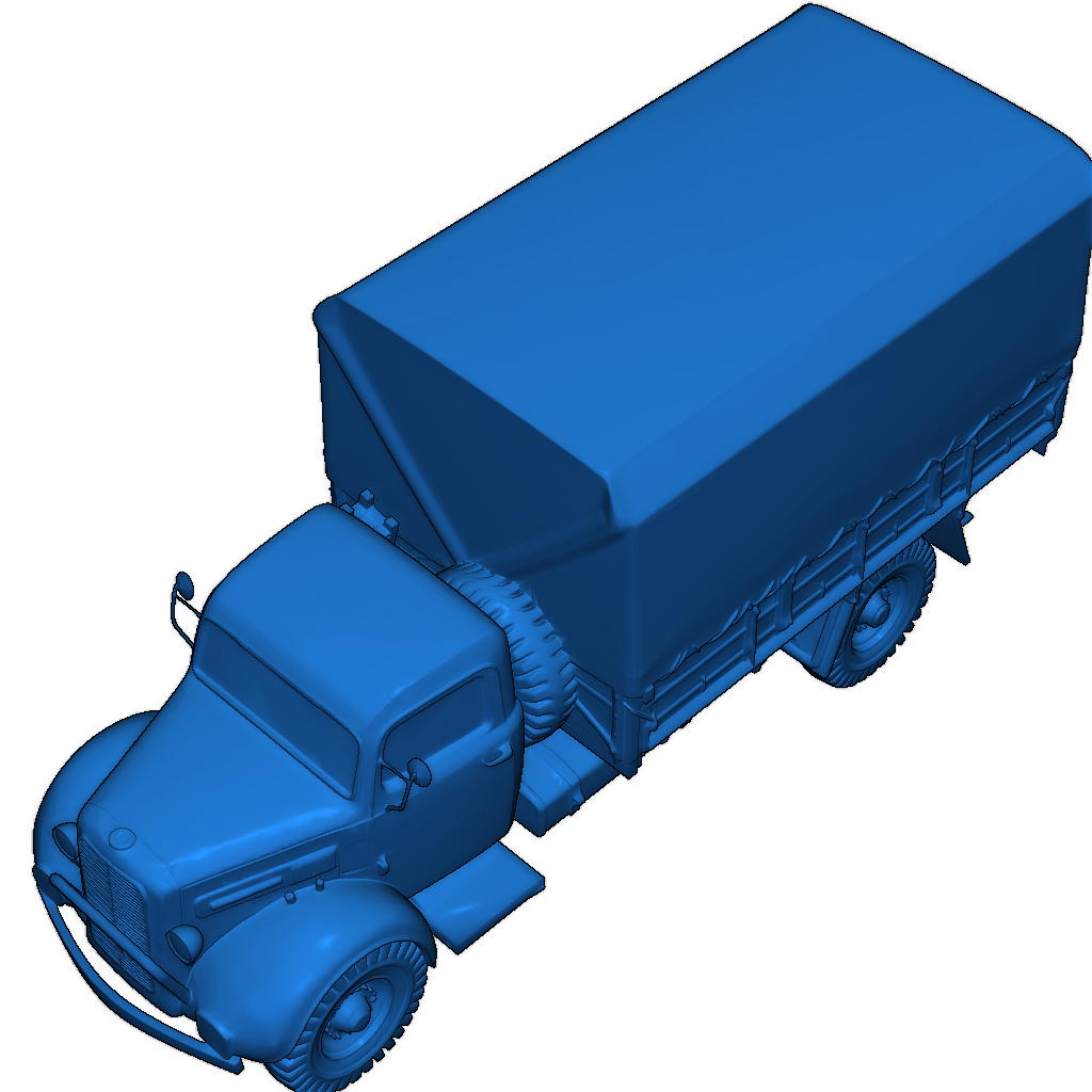 Модель грузовика Commer Q4 3 тонны для Bolt Action