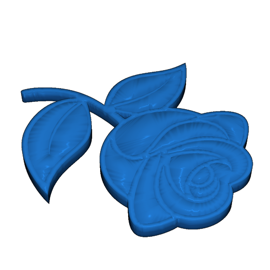 Элегантная брошь-булавка в форме розы