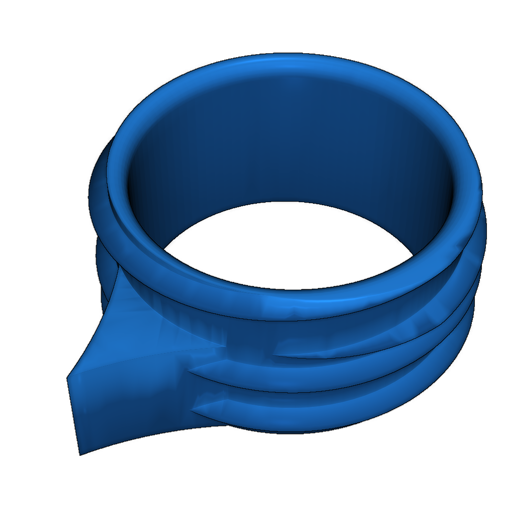 Зажим для пакетов с винтовой крышкой