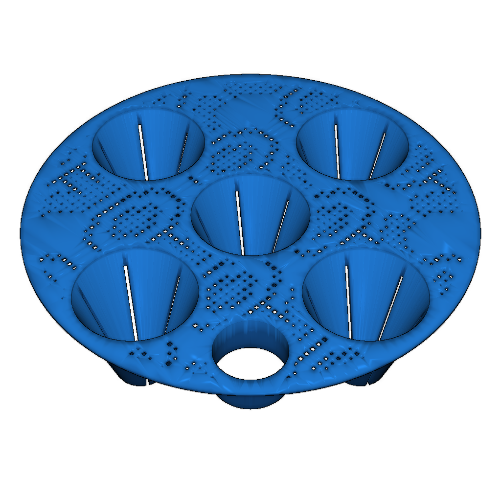 Параметрическая модель промежуточного слоя подземного горшка