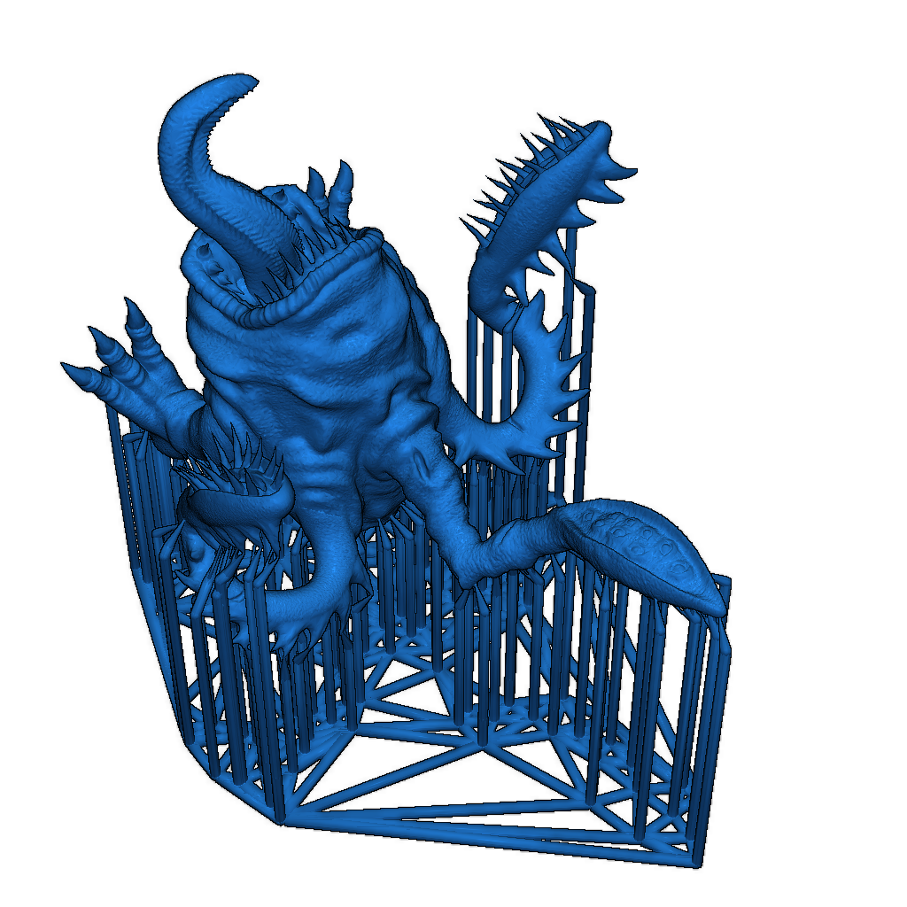 Миниатюра Otyugh для настольных RPG