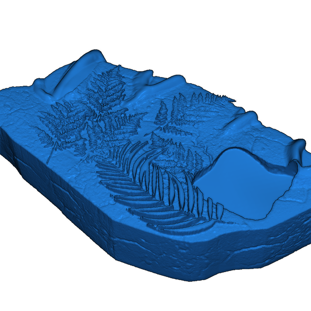 Декорация для диорамы "Охота при лунном свете"