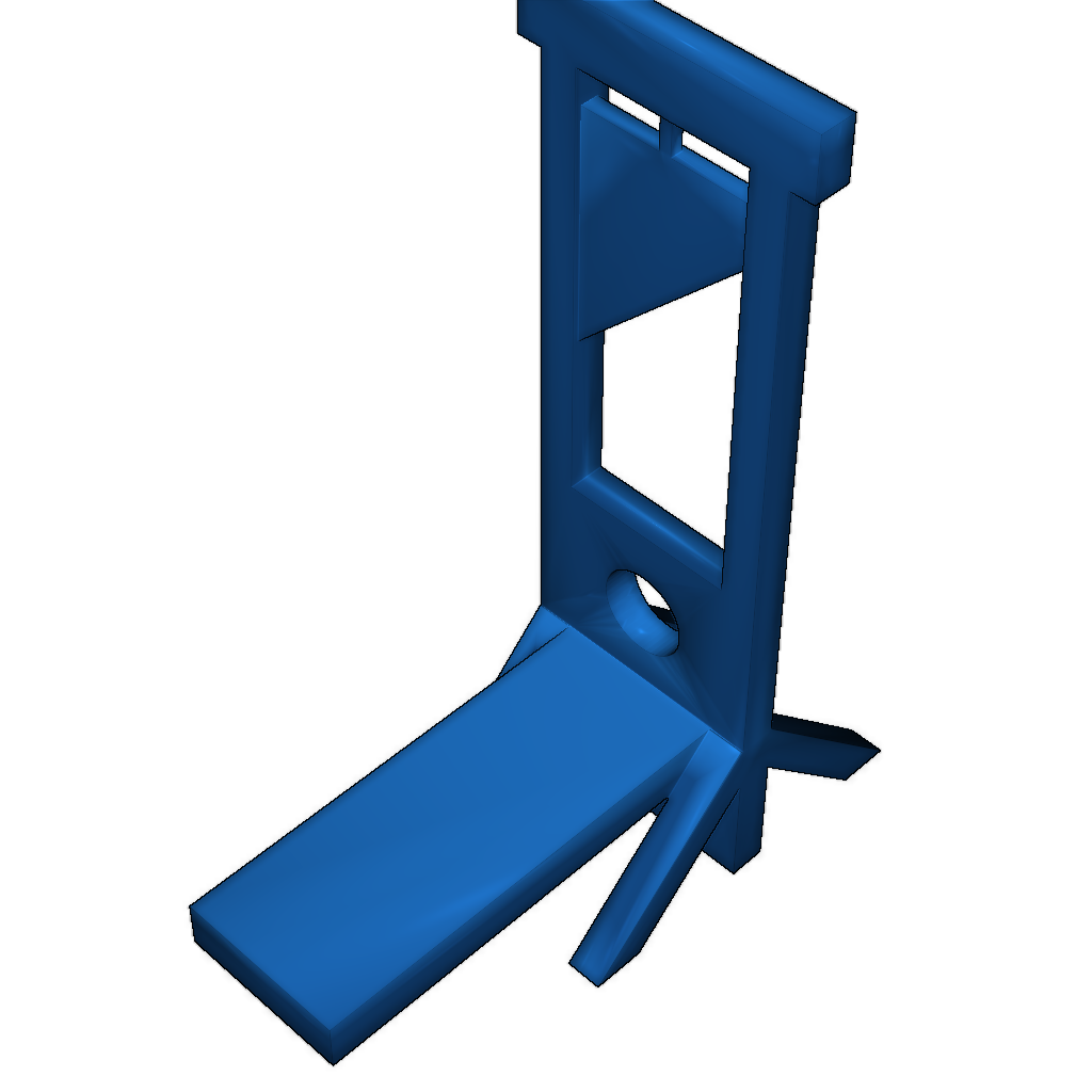 Гильотина - 3D модель