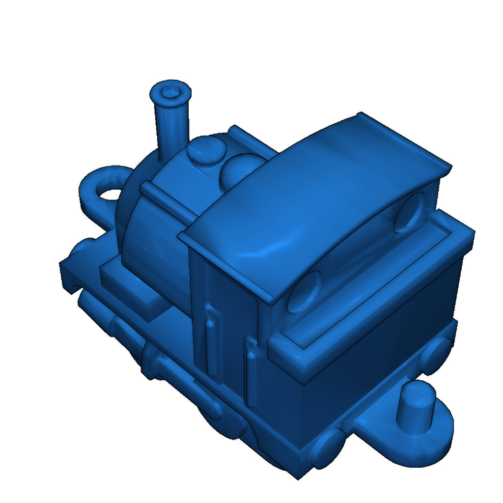 Модель паровозика Перси для настольной железной дороги