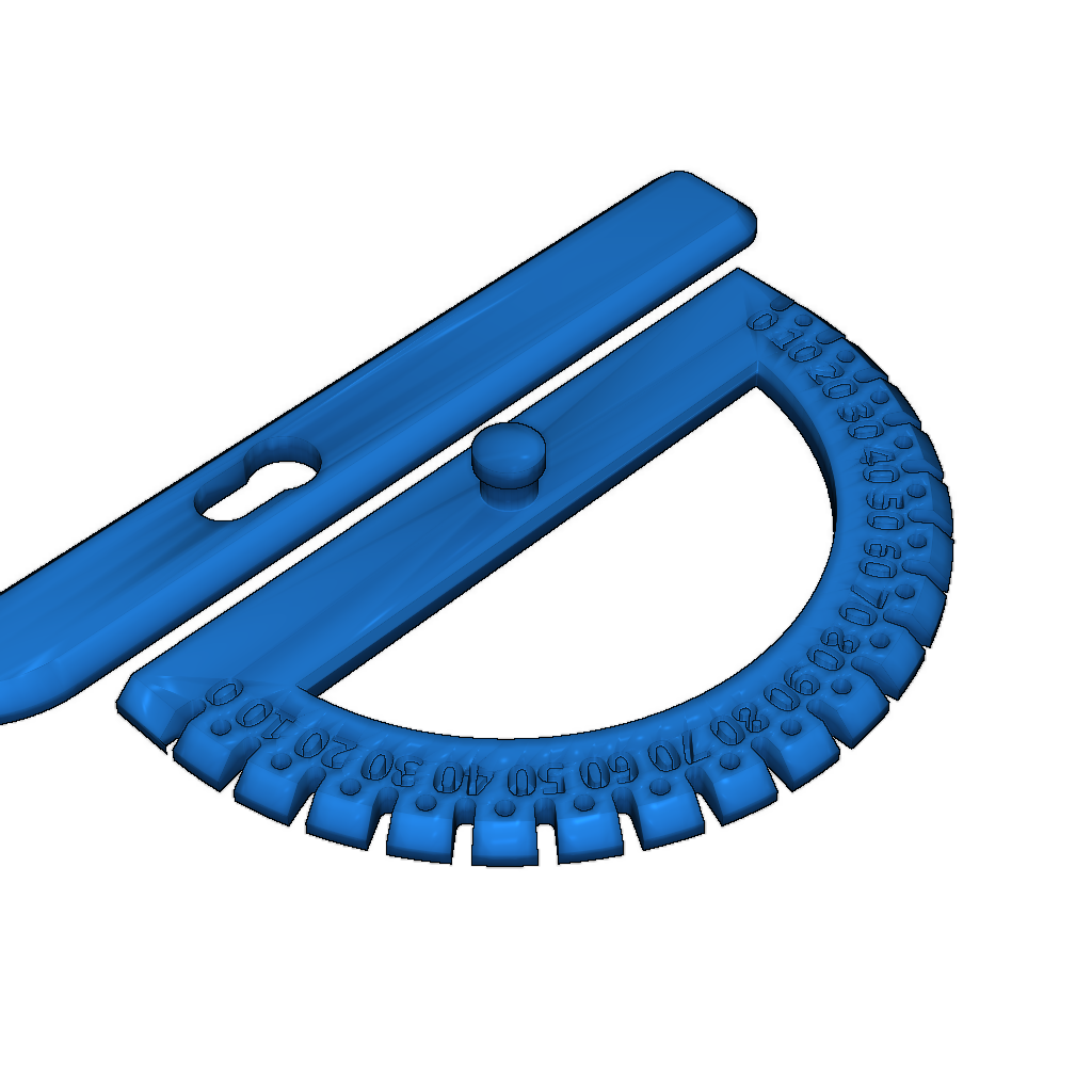 Улучшенный транспортир для столяров