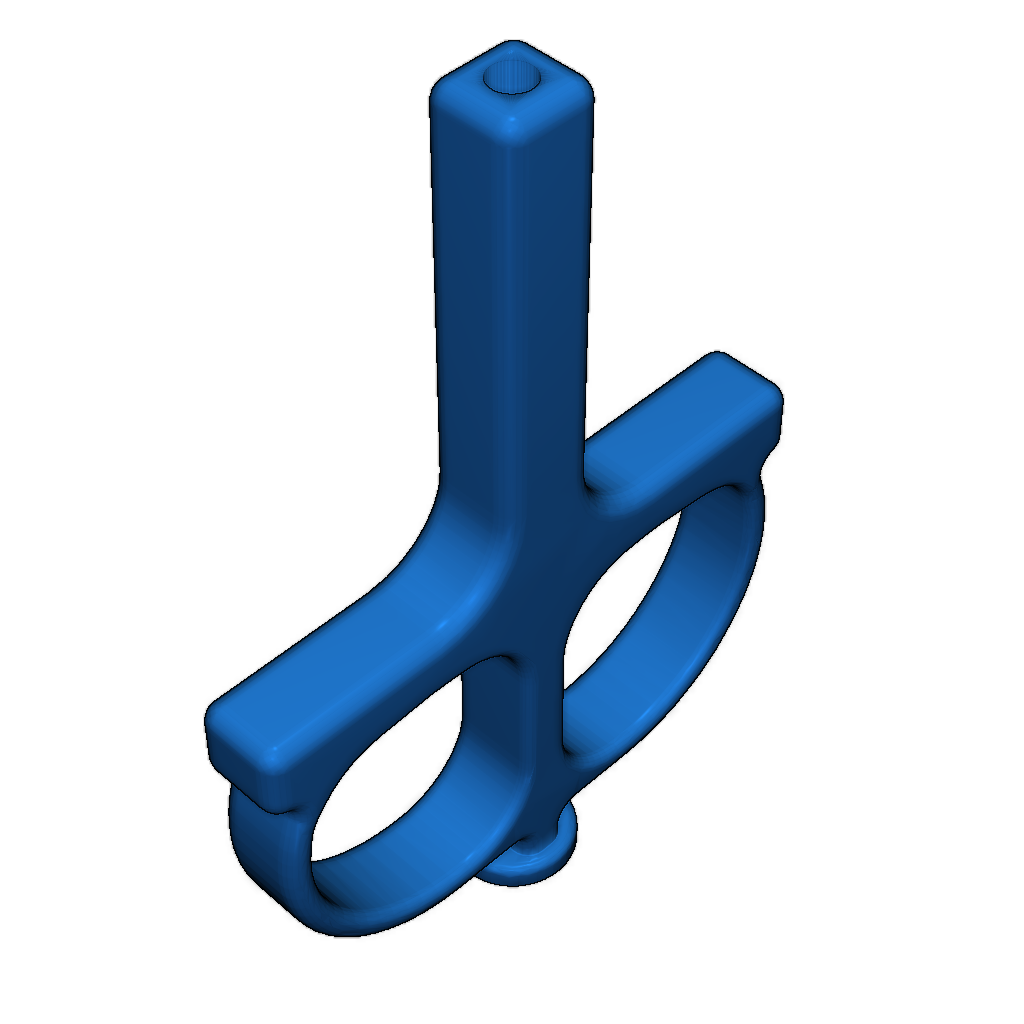 Ручка для рапиры/фехтовальной сабли с двумя кольцами