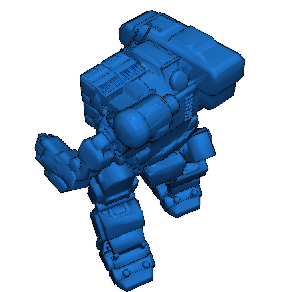 Hunchback HBK-5H 3D модель