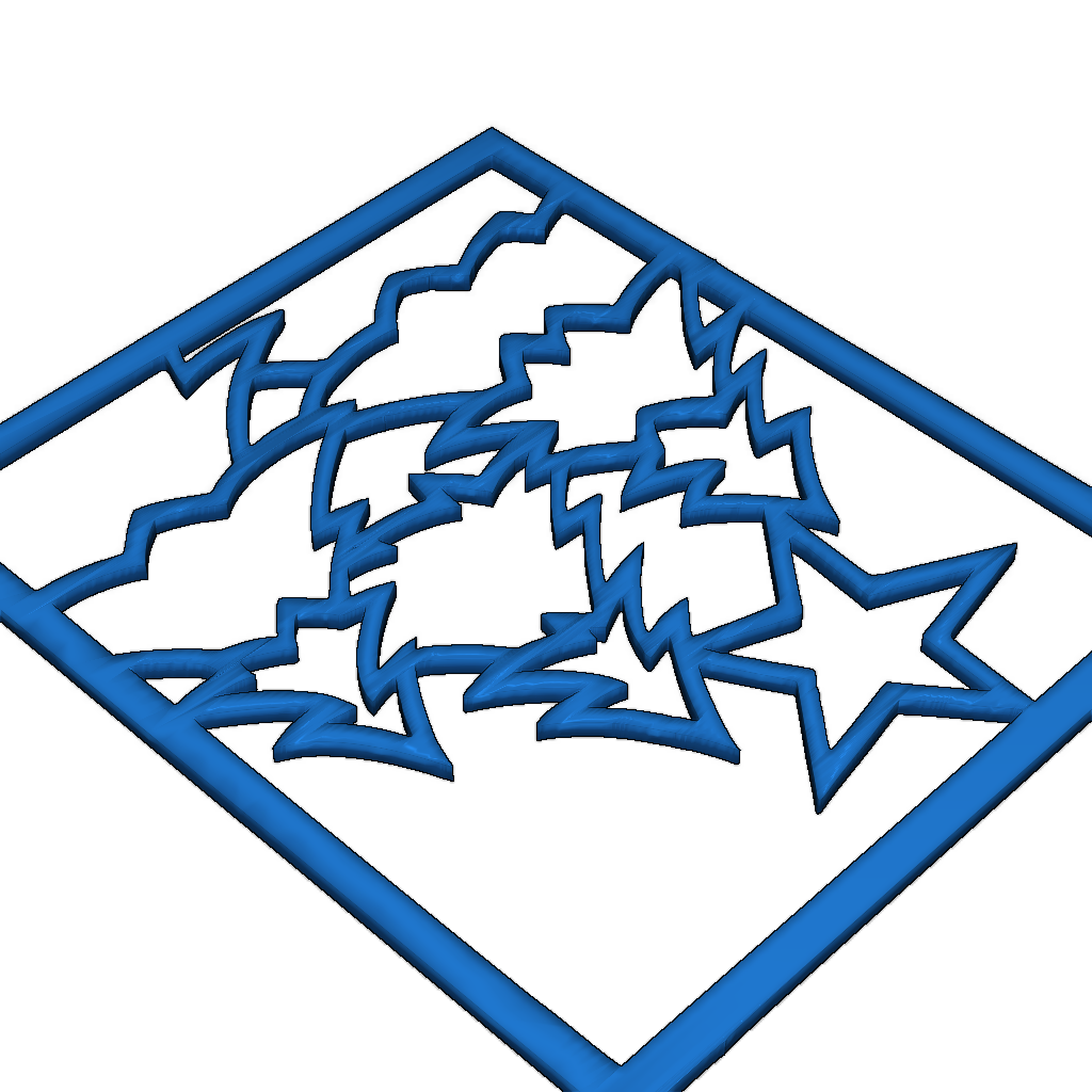 Елка с звездой для 3D-печати