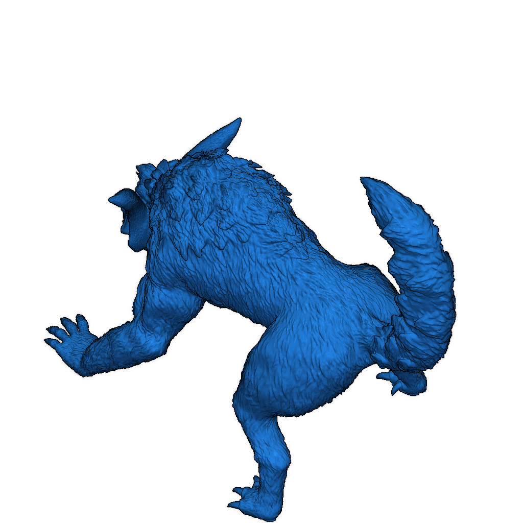 Миниатюра Баргест для настольных ролевых игр