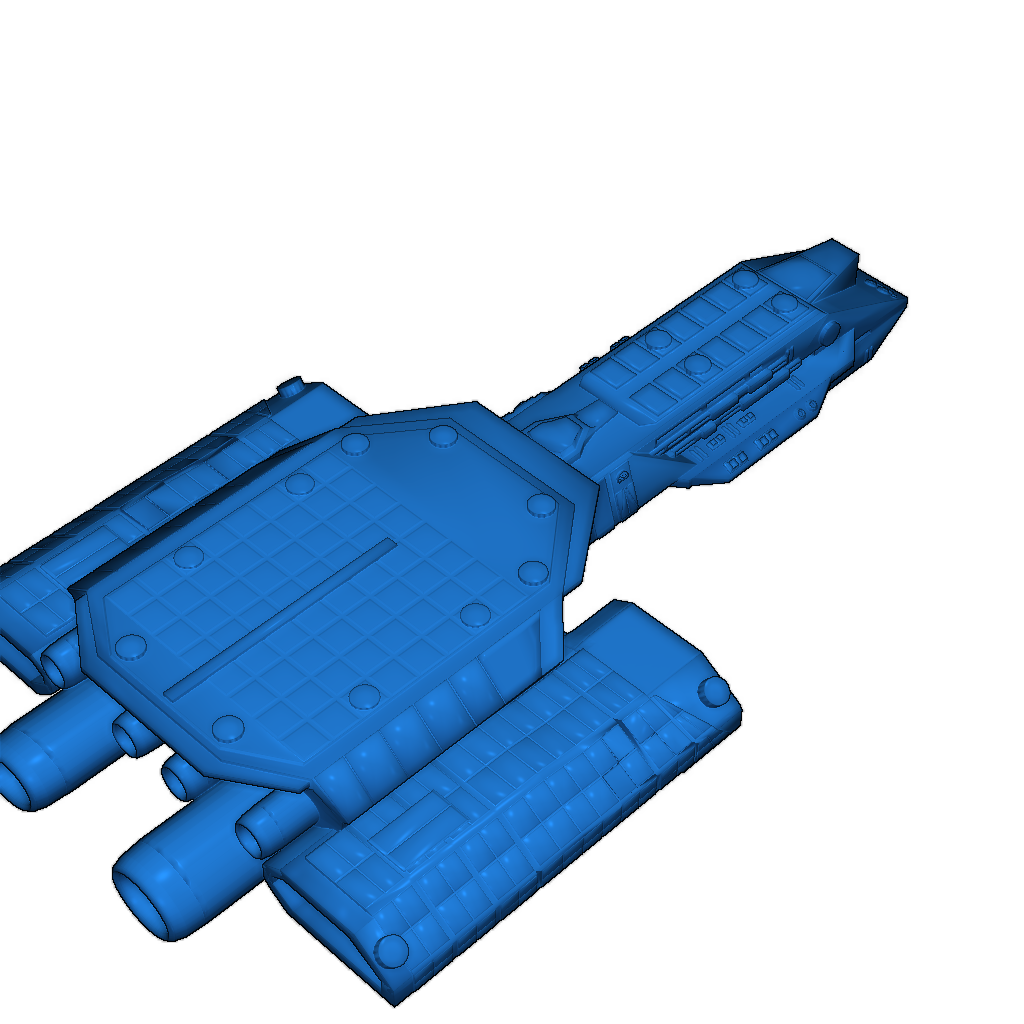 Ракетный разрушитель Godslayer для научной фантастики