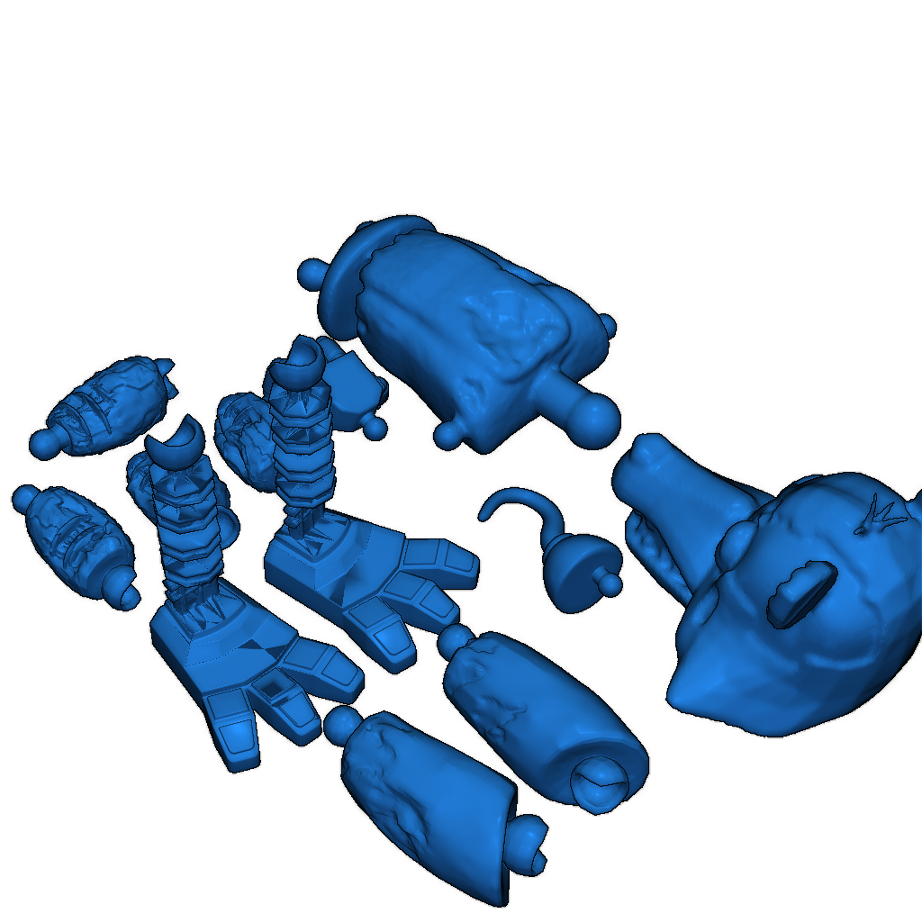 Фигурка Withered Foxy низкополигональная