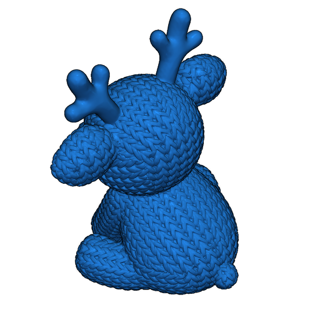 Вязаный олень