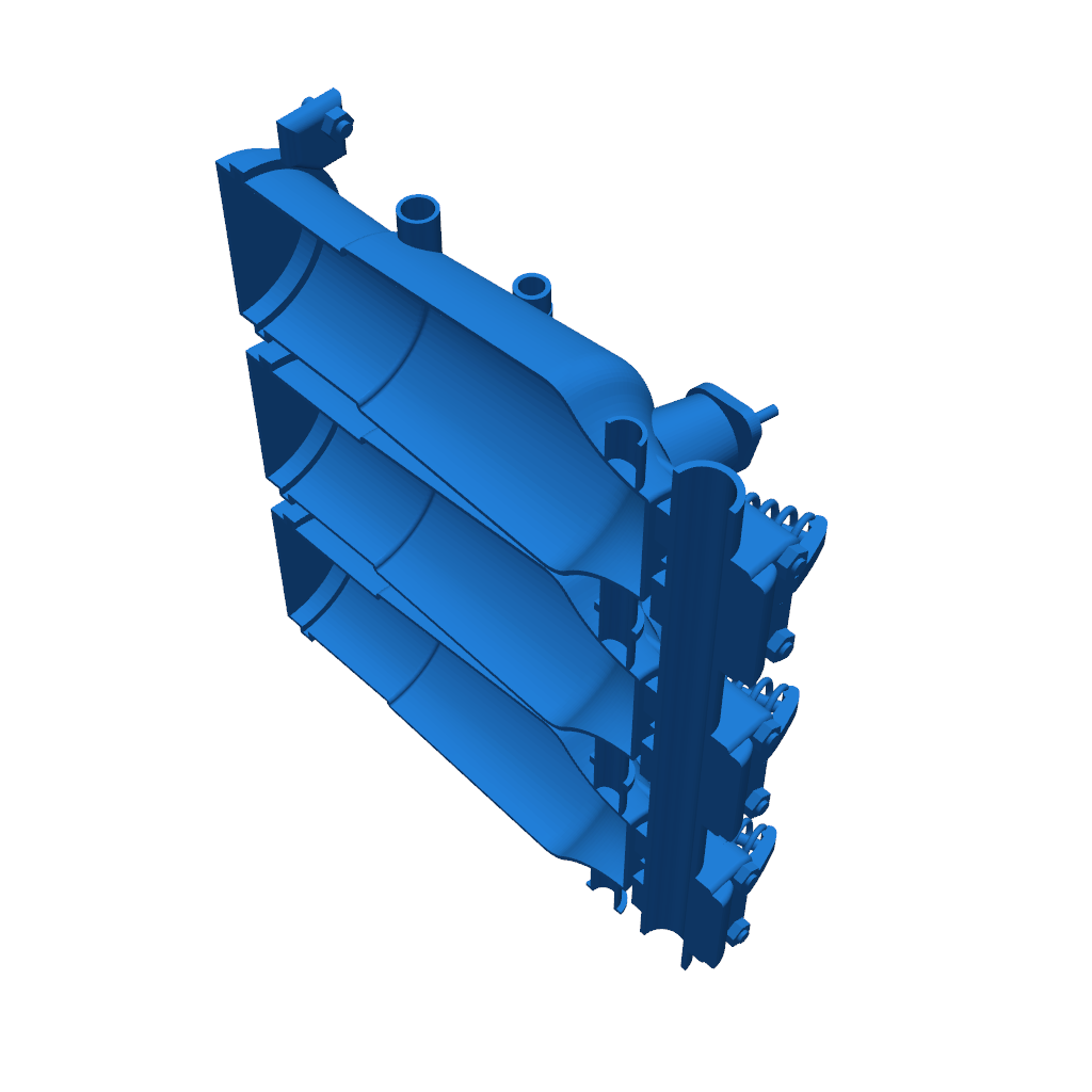 3D-модель двигателя Mercedes DIII в масштабе 1/5