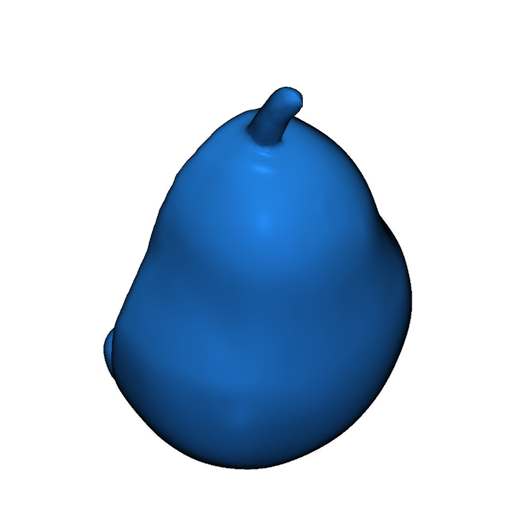 Модель авокадо для печати