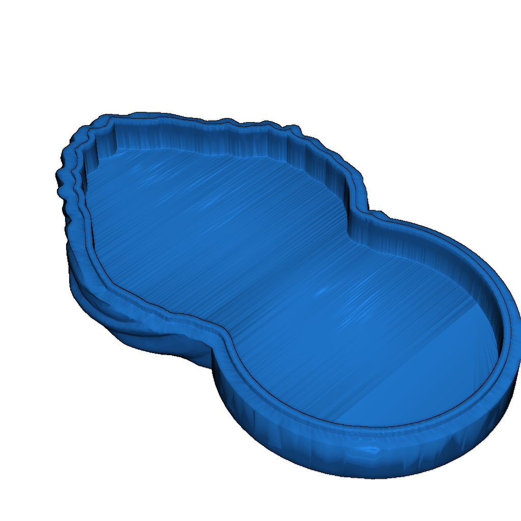 Кашпо в виде черепа с бородой