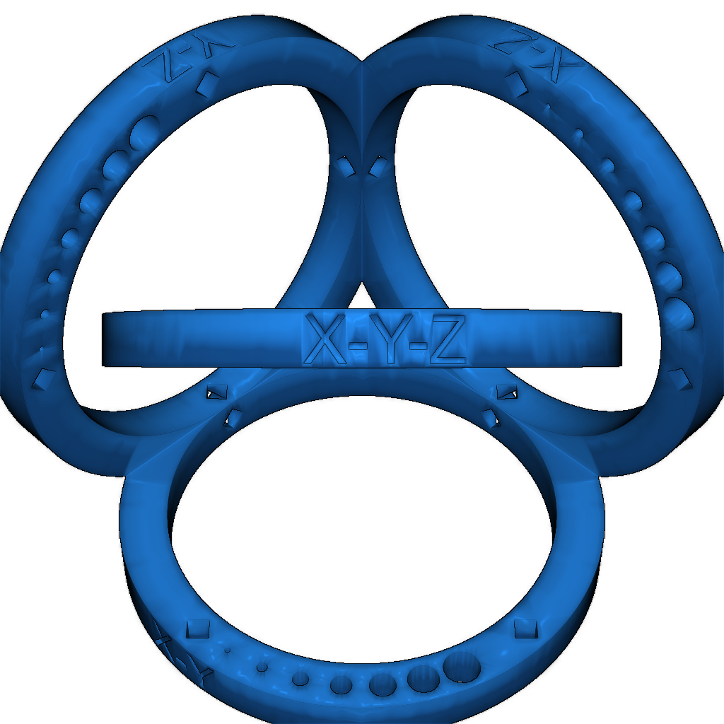 Тестовый объект для проверки точности и свисающих участков