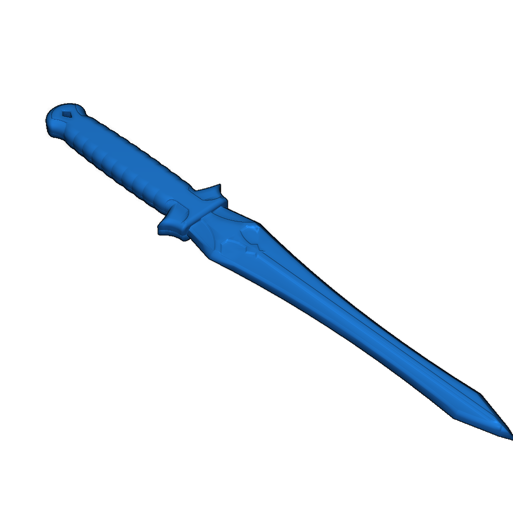 Фантазийный солнечный кинжал