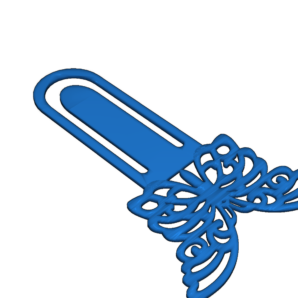 Закладка в форме бабочки