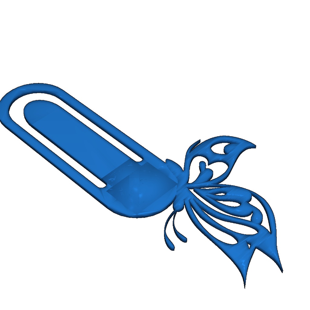 Закладка в виде бабочки v2