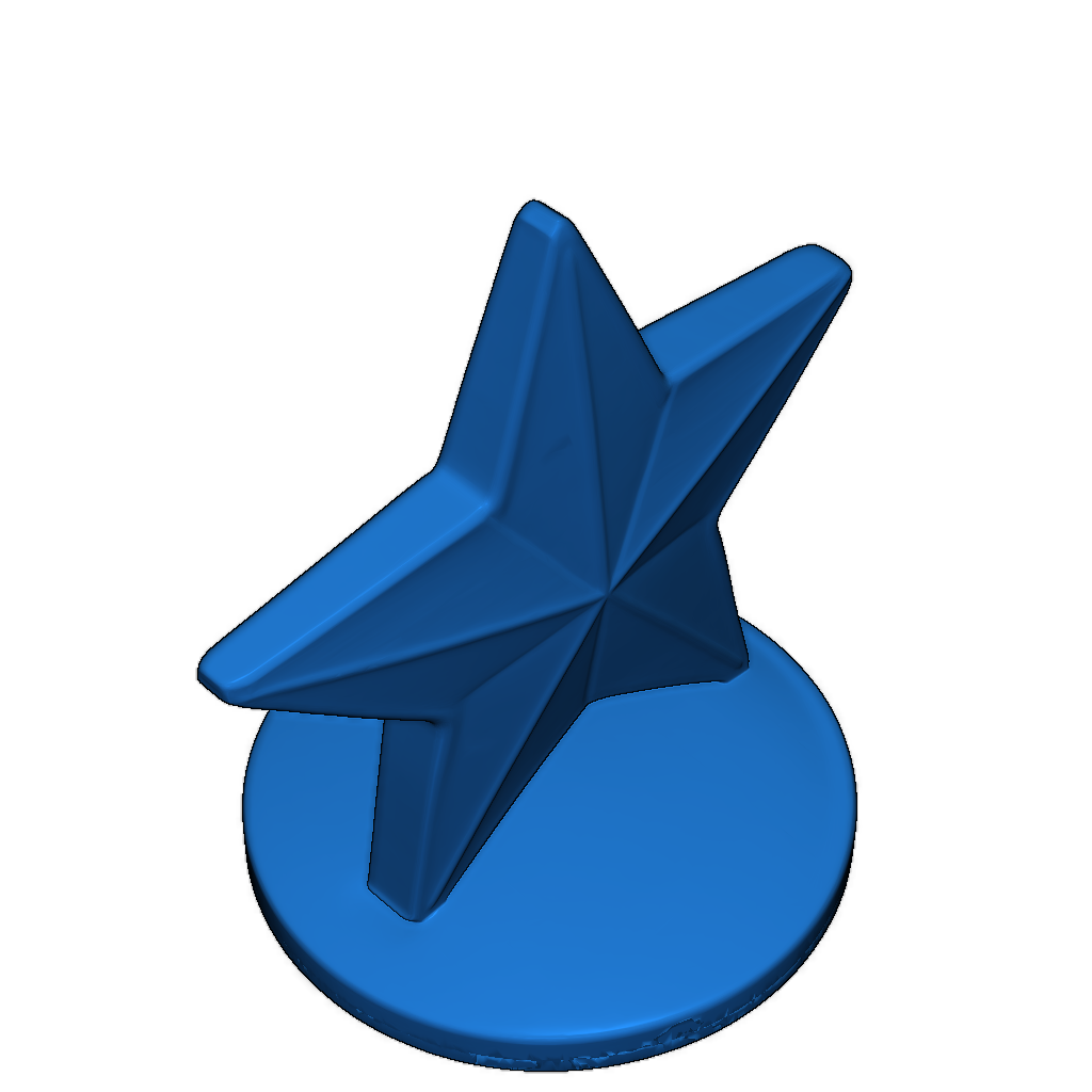 Рождественская звезда с основанием