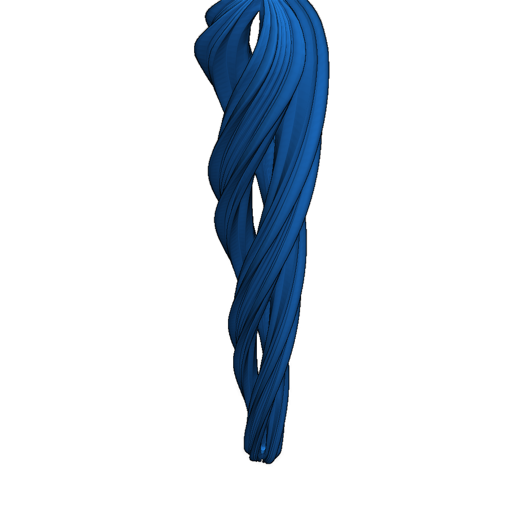 Спиральная лента сосулька 2025