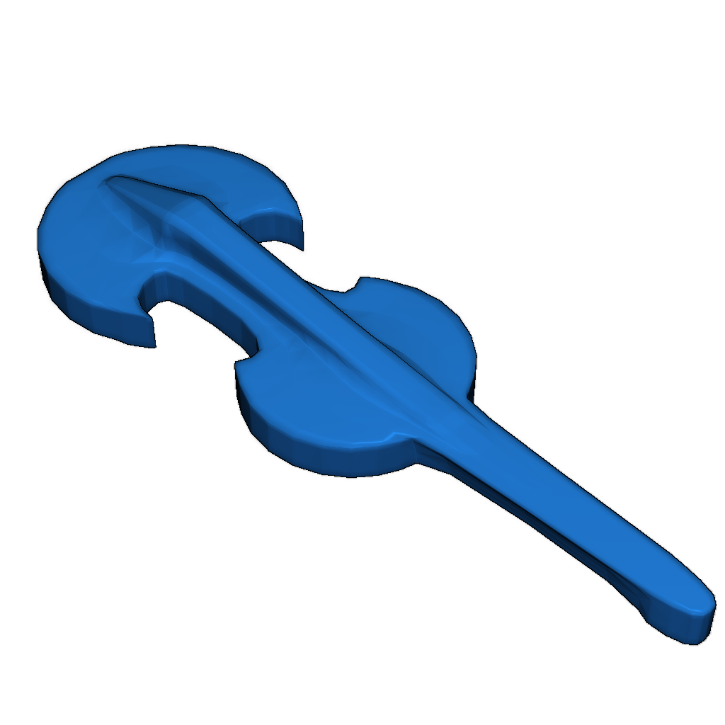 Миниатюрная открытая скрипка