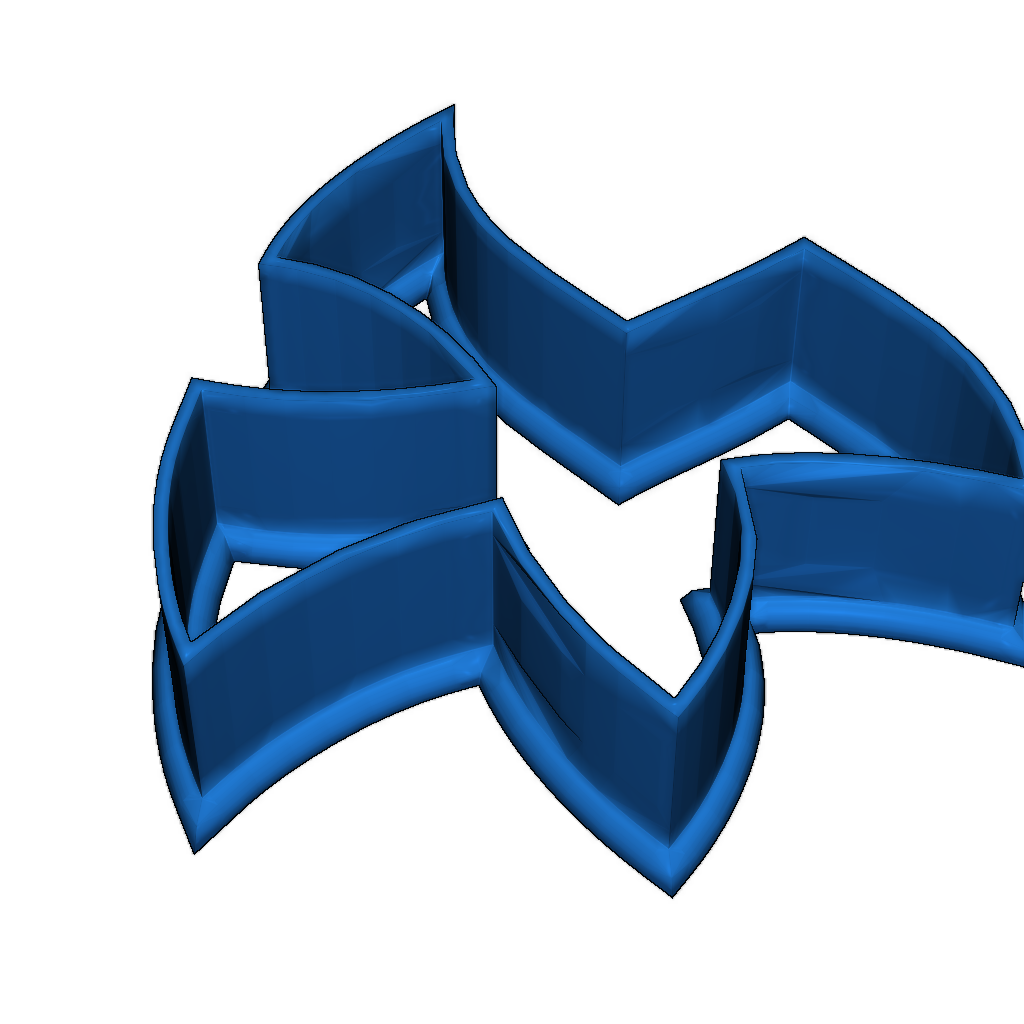 Формочка для печенья в стиле Эшера