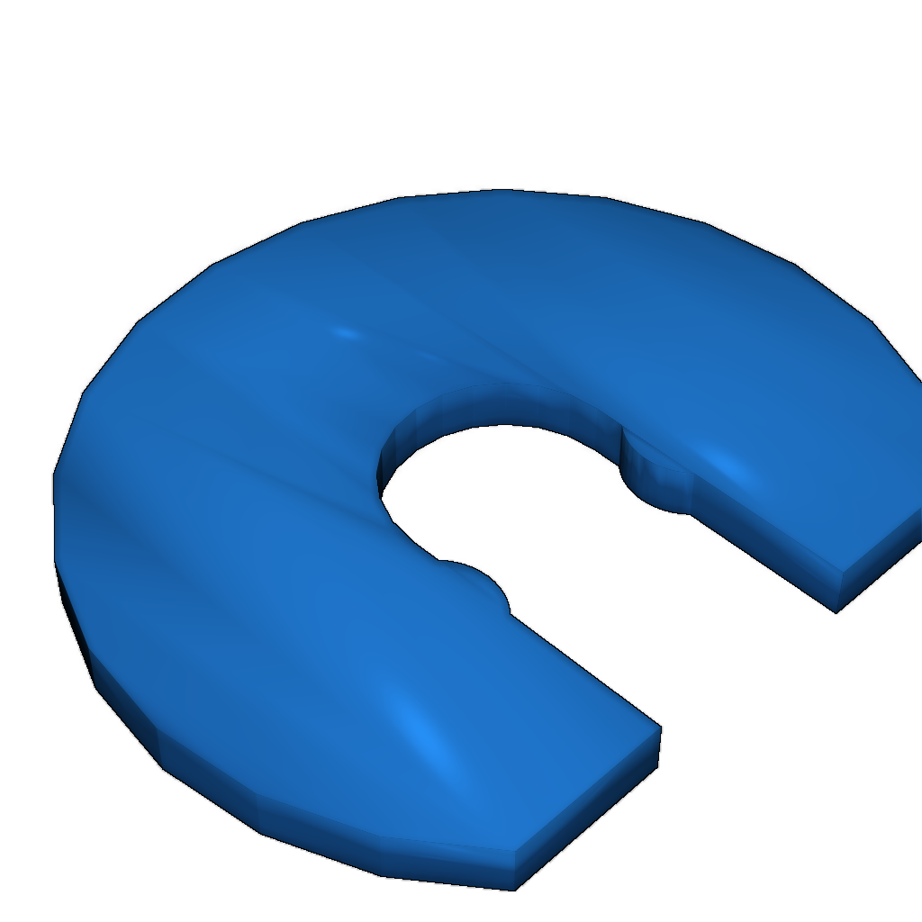 Открытая шайба для фендера