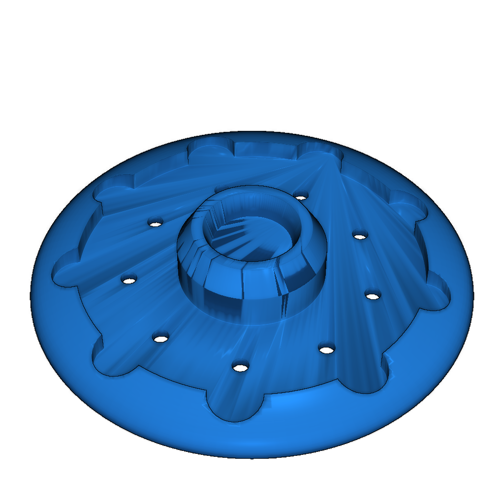 Спортивная модель летающей тарелки (двухцветная версия)