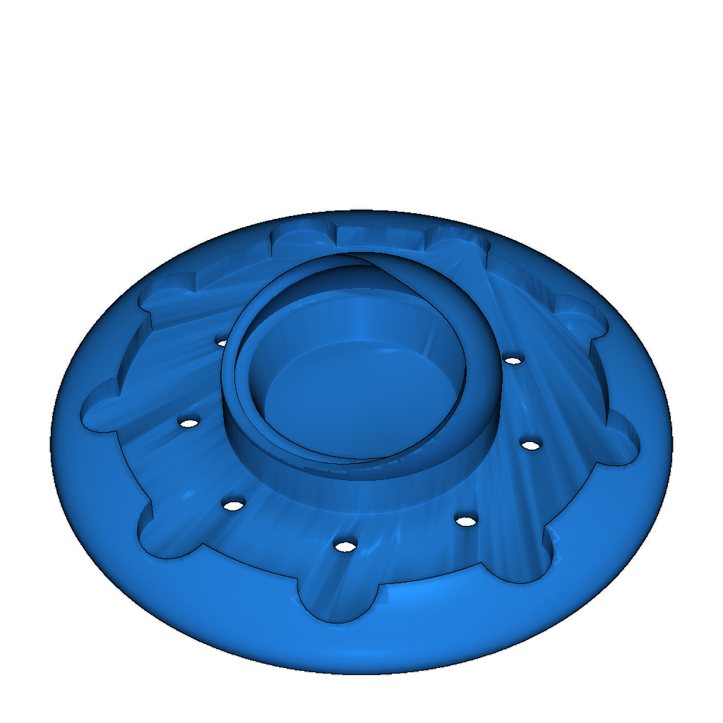Спортивная модель летающей тарелки (двухцветная версия)
