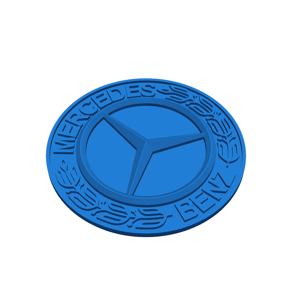 Логотип Mercedes-Benz в двух цветах