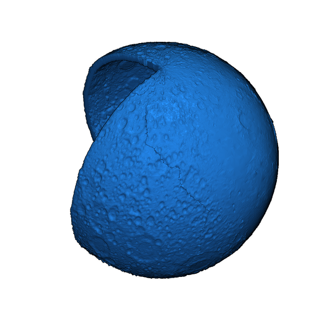 3D модель Луны - Moon Shot