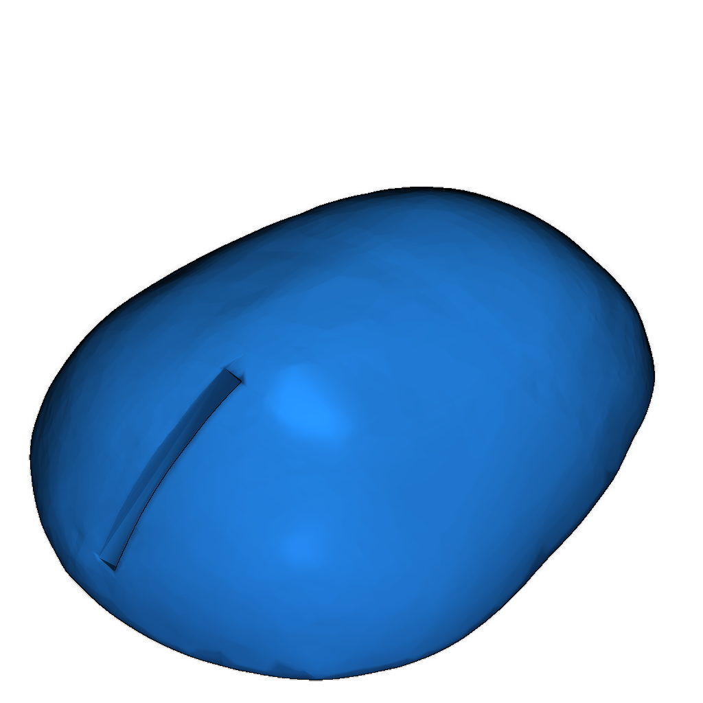 Скульптурная копилка в форме черепа