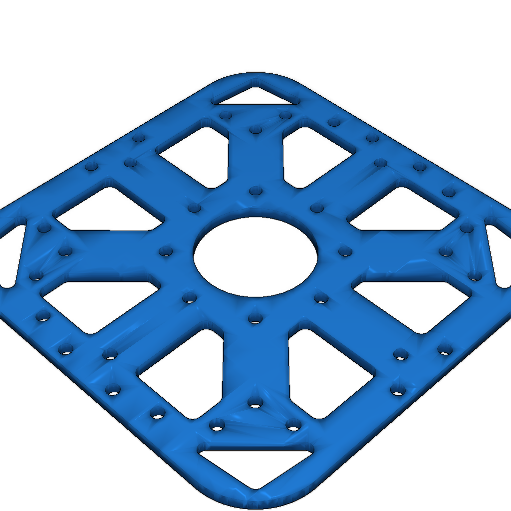 Комплект каркаса ArduCopter в форматах STL и DXF