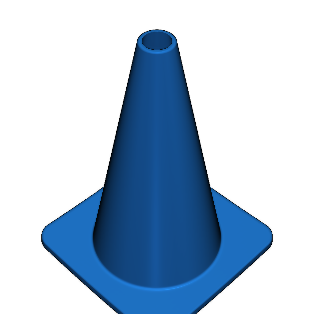 3D-модель дорожного конуса