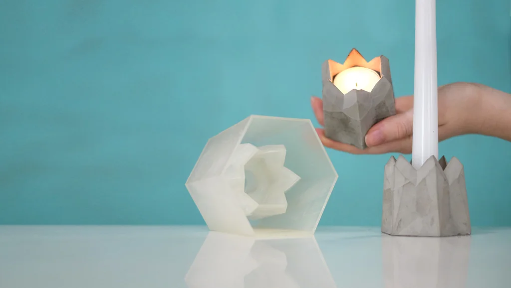 3D модель Держатель для свечей и форма - фото 2