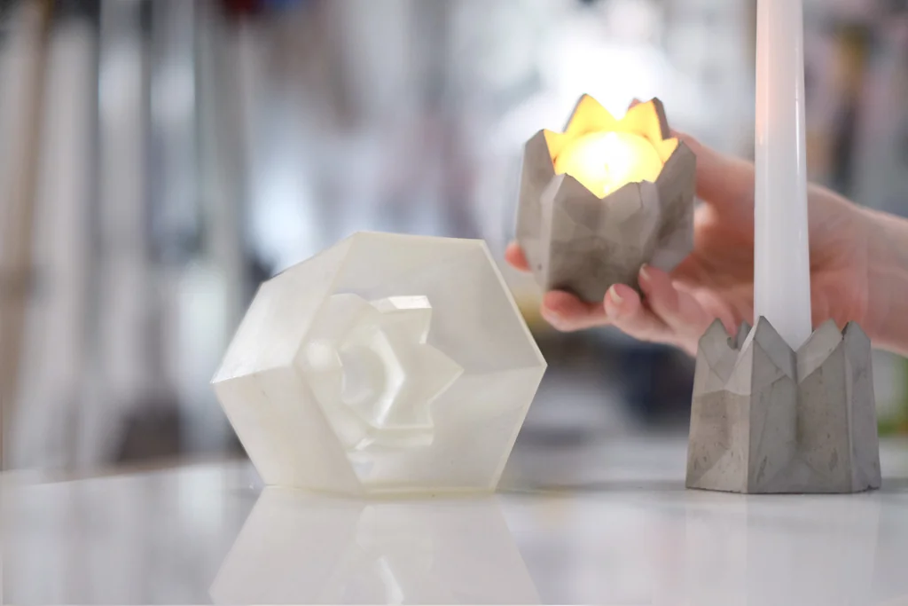 3D модель Держатель для свечей и форма - фото 3