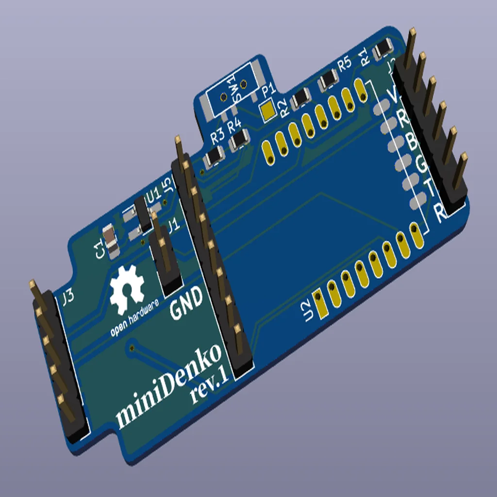 3D модель miniDenko - Портативное Устройство Для Сообщений - фото 6