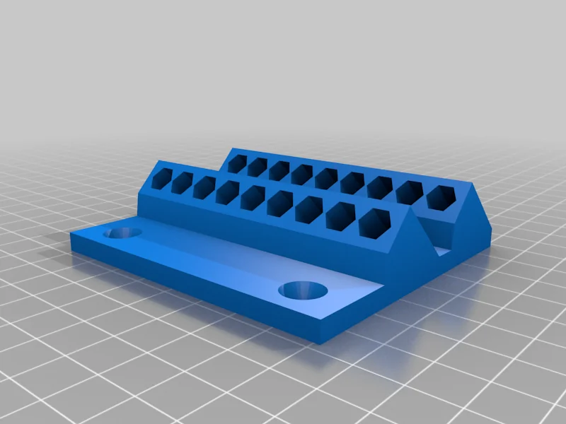3D модель Держатель бит на 18 слотов - фото 4