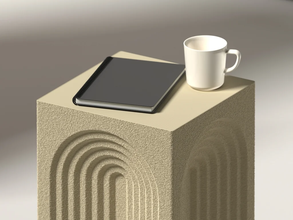 3D модель Arch Retro - Полностью 3D-печатный кофейный столик - фото 7