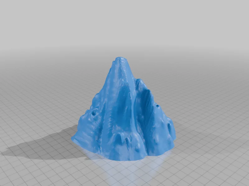 3D модель Скала-укрытие для аэратора аквариума - фото 1