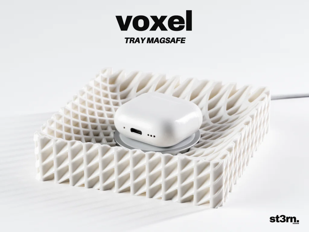 3D модель Модель Voxel ⬝ Поднос для MagSafe - фото 1