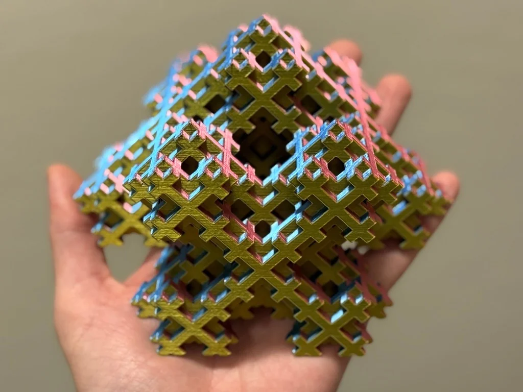 3D модель Фрактал снежинки Мосли | Уровень 3 - фото 3