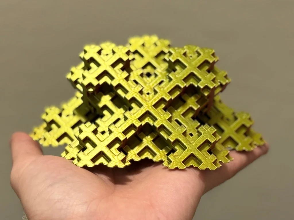 3D модель Фрактал снежинки Мосли | Уровень 3 - фото 7