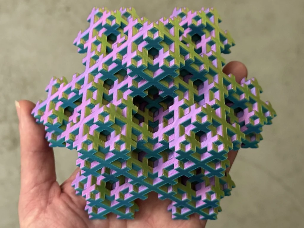 3D модель Фрактал снежинки Мосли | Уровень 3 - фото 9