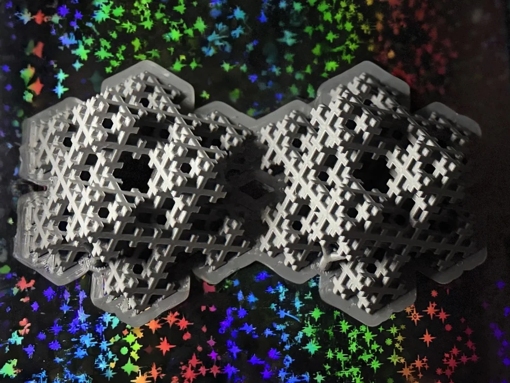 3D модель Фрактал снежинки Мосли | Уровень 3 - фото 11