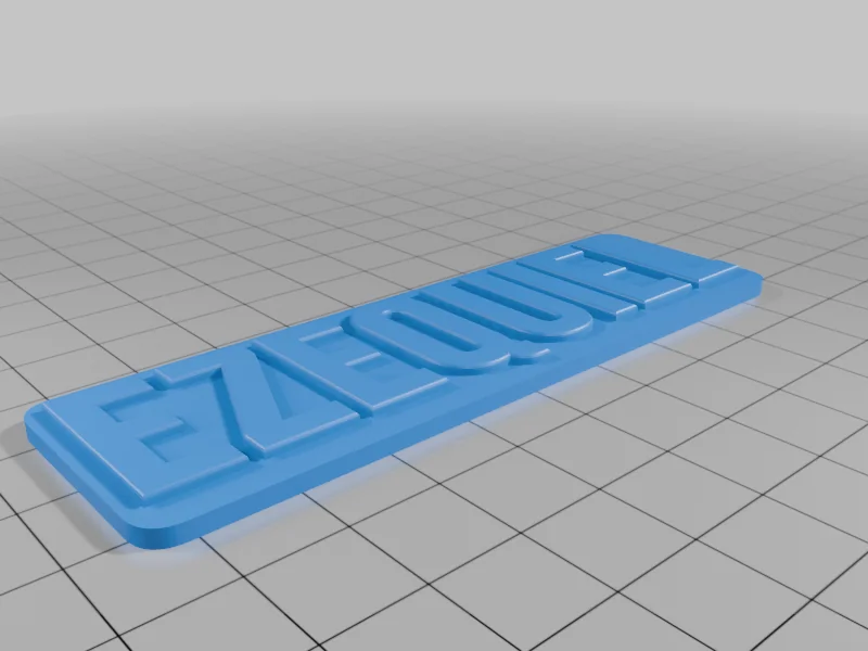 3D модель Генератор 3D-именных табличек - фото 2