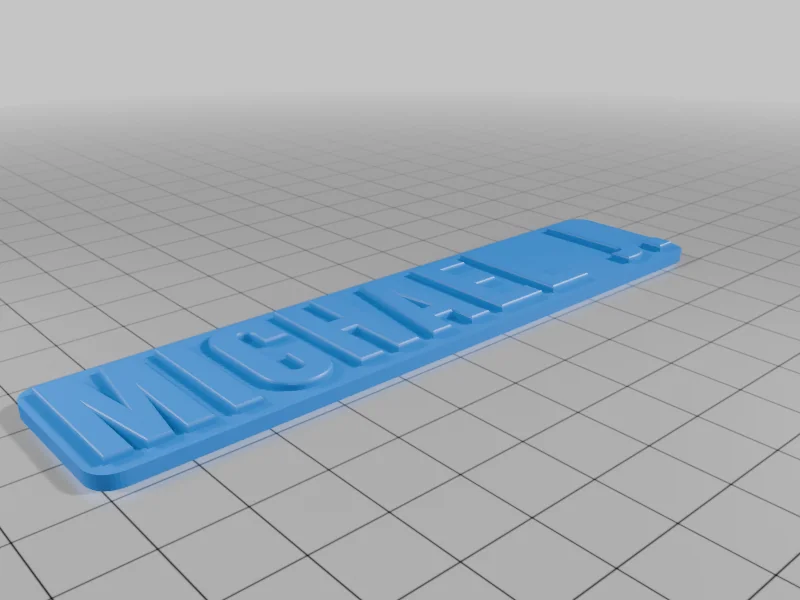 3D модель Генератор 3D-именных табличек - фото 3