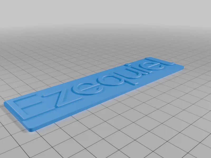 3D модель Генератор 3D-именных табличек - фото 5